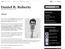 Tablet Screenshot of danielbroberts.com